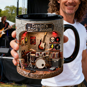 Born To Rock Coffee Mug - Personalized Gifts For Rock Fans 04NALU100226-Homacus