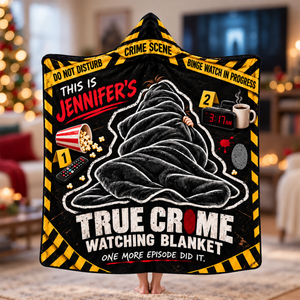 This Is My True Crime Watching Blanket - Personalized Christmas Gifts For True Crime Lovers 03haqn191026-Homacus
