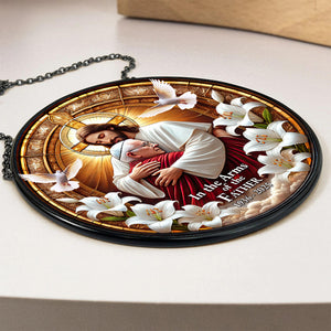 In The Arms Of The Father - Pope Francis Stained Glass Ornament 07hudt220425-Homacus