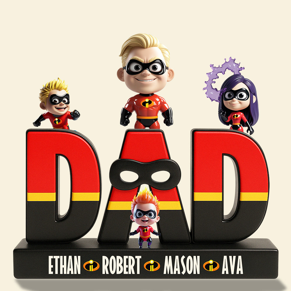 Super Dad Acrylic Plaque Gifts For Dad 012NADT230425-Homacus