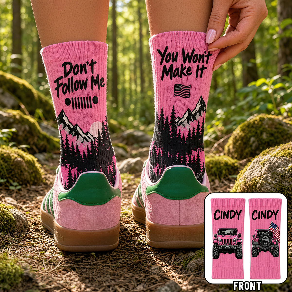Funny Off-road Journey Middle Tube Socks - Personalized Gifts For Off-road Lovers 03hudt201026
