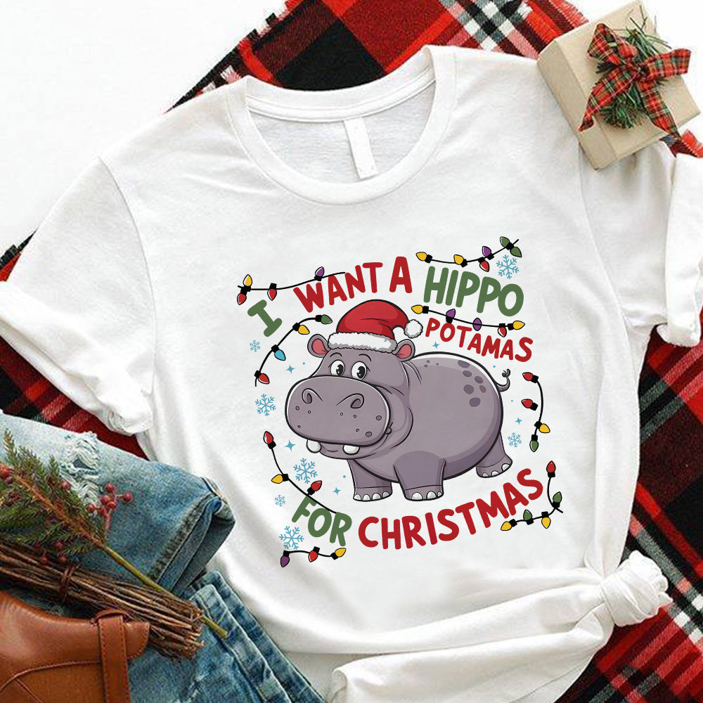 Christmas Gifts For Hippopotamus Lovers Shirt 200acxx260824-Homacus