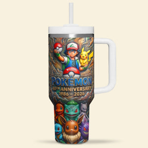 40th Anniversary Monster Trainer Tumbler - Personalized Gift 01toqn120326-Homacus