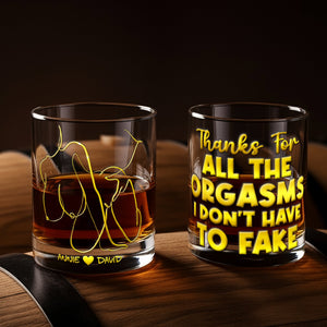 Playful Couple Round Glass - Personalized Gifts For Couples 04NALU031225-Homacus