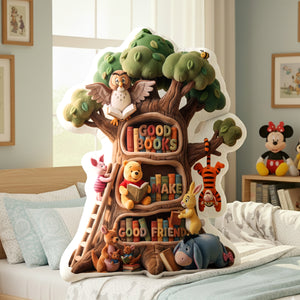 Good Books Make Good Friends Pillow - Gift For Friends 06PALU101225-Homacus