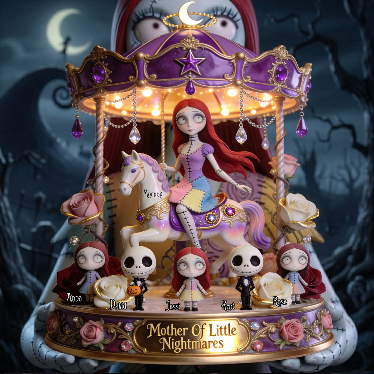 Dark Fairytale Mom Acrylic Plaque - Personalized Gifts For Mom 04PGLU100426-Homacus