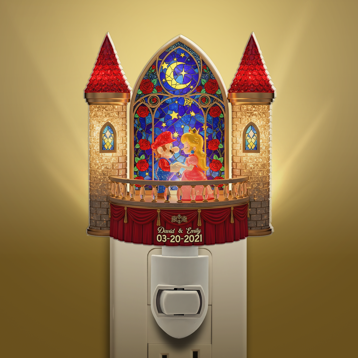 Couple Acrylic Night Light - Personalized Gift For Couple 03TOPU190625-Homacus