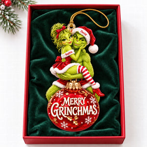 Naughty Couple Christmas Ornament - Personalized Gifts For Couple 09tyqn061026-Homacus