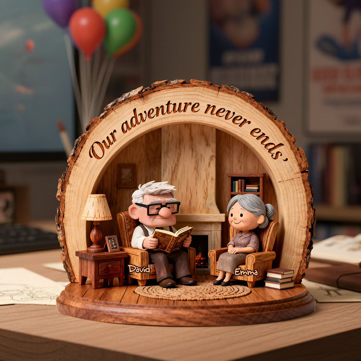 Old Couple Plaque - Personalized Gifts For Couple 04tolu161225-Homacus