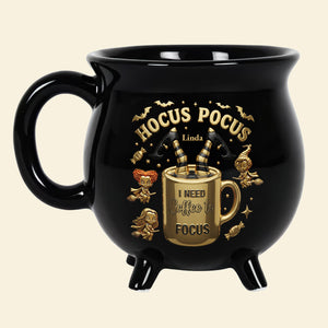 Spooky Sips Cauldron Mug - Personalized Gifts For Fantasy Lovers 04TGDT180825-Homacus