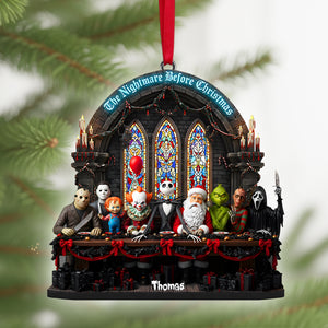 The Nightmare Feast Christmas Ornament Personalized Gifts for Horror Fans 03PALU061025-Homacus