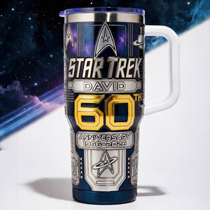 60th Anniversary Universe 40oz Tumbler - Personalized Gifts For Celebration Tumbler 05OHLU020326-Homacus