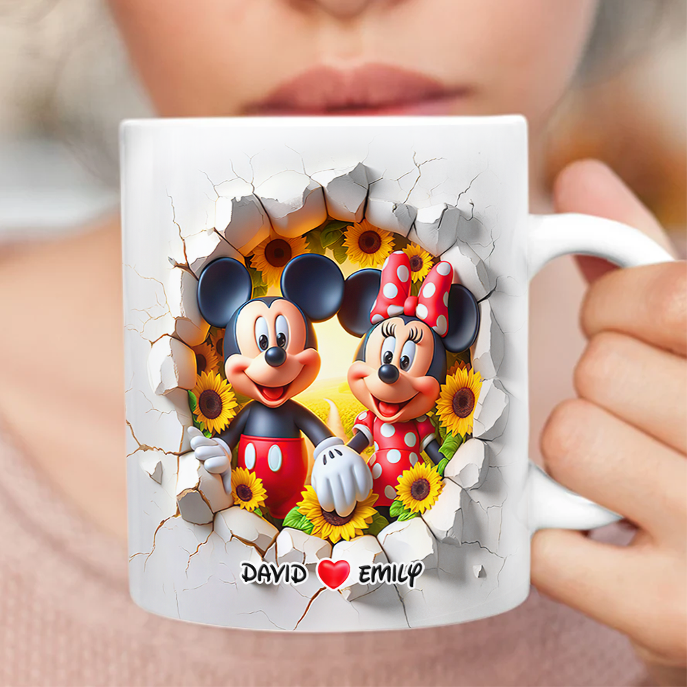 Mouse Couple Mug - Personalized Gifts For Couple 08hupu140425-Homacus