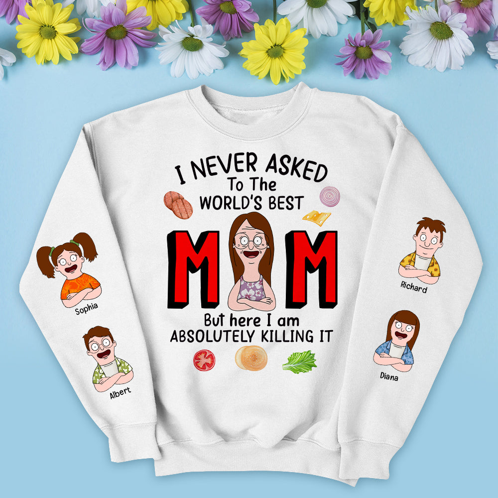 Personalized Gifts For Mom Shirt World's Best Mom 01KAQN250325HG-Homacus