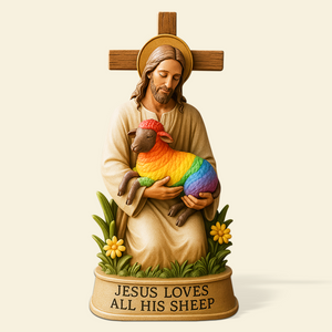 LGBT Jesus Support Plaque Gifts For LGBT 01hupu130525-Homacus