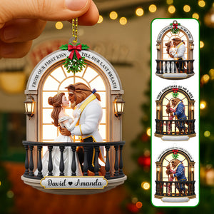 Personalized Gifts For Christmas, The Best Couple Acrylic Ornament 03namg230825-Homacus