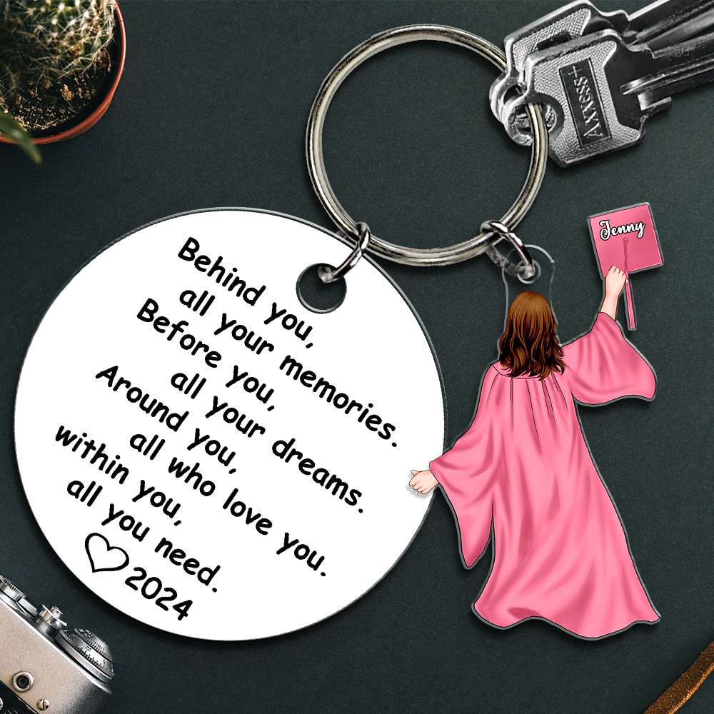 Personalized Gifts For Graduation Tag Keychain 02ACDT131224TM-Homacus