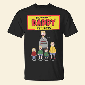 Personalized Gifts For Dad Shirt 01totn210125hg Promoted To Daddy-Homacus