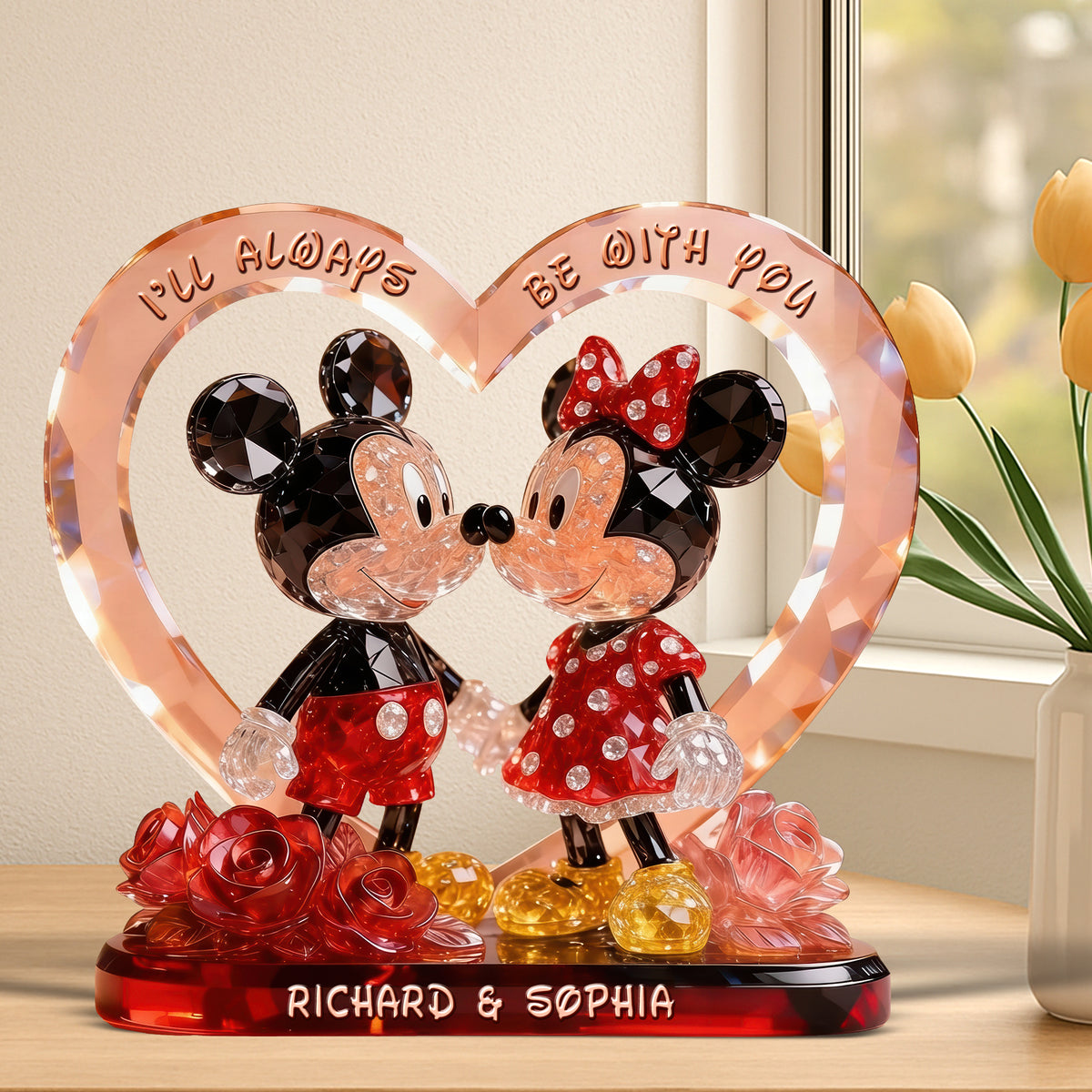 Romantic Couple Acrylic Plaque - Personalized Gifts For Couple 04toqn080126-Homacus