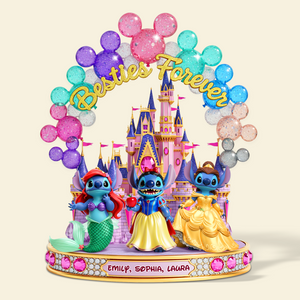 Cute Monster Besties Plaque - Personalized Gifts For Besties 04ohpu250625-Homacus