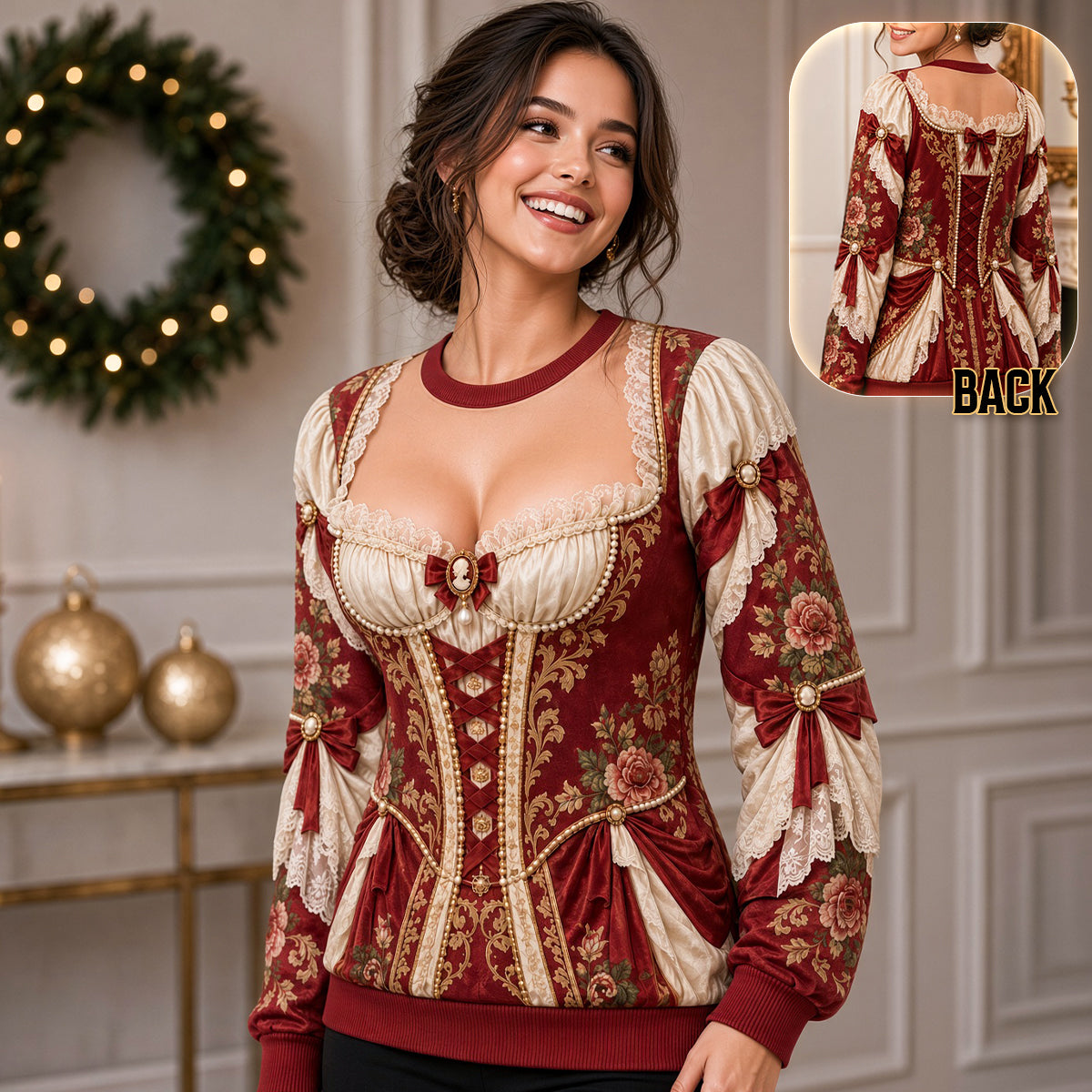 Aristocratic Formal Attire 3D Print Shirt - Personalized Gifts For Rococo Lovers 02qhdh151026-Homacus