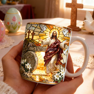 Jesus Christ Resurrection Coffee Mug - Easter Gift For Christian 04QHLU290126-Homacus