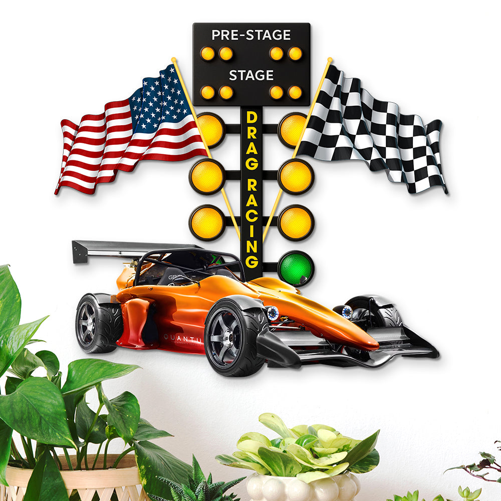 Drag Racing Metal Sign - Custom Photo Christmas Gifts For Racing Lovers 03naqn280725-Homacus