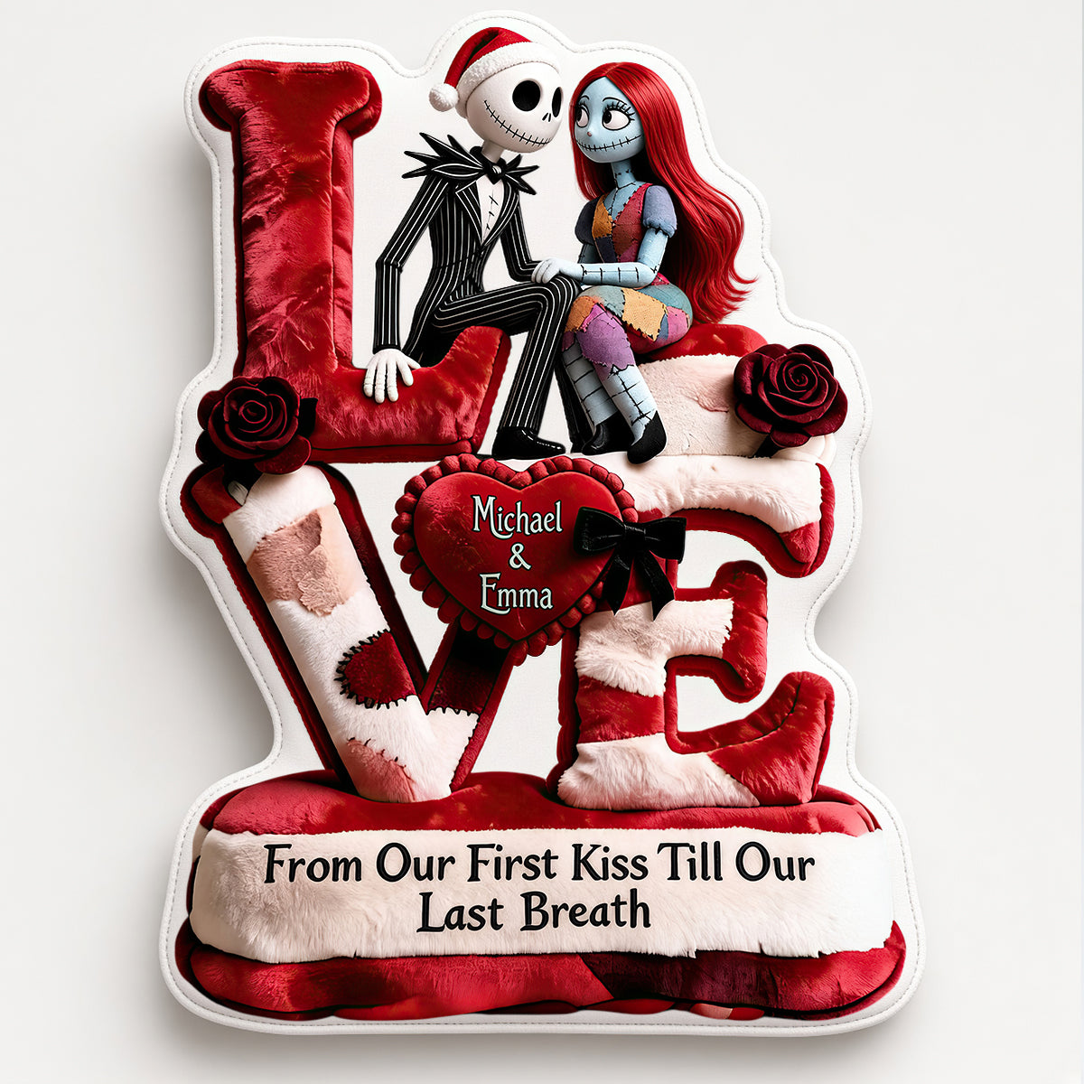 Our Love Story Pillow - Personalized Gifts For Couple 05TTDT261026-Homacus
