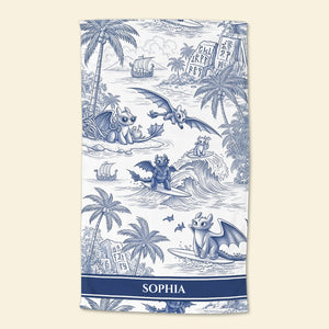 Winged Vibes Beach Towel Personalized Gifts For Fantasy Lovers 03TGDT180725-Homacus