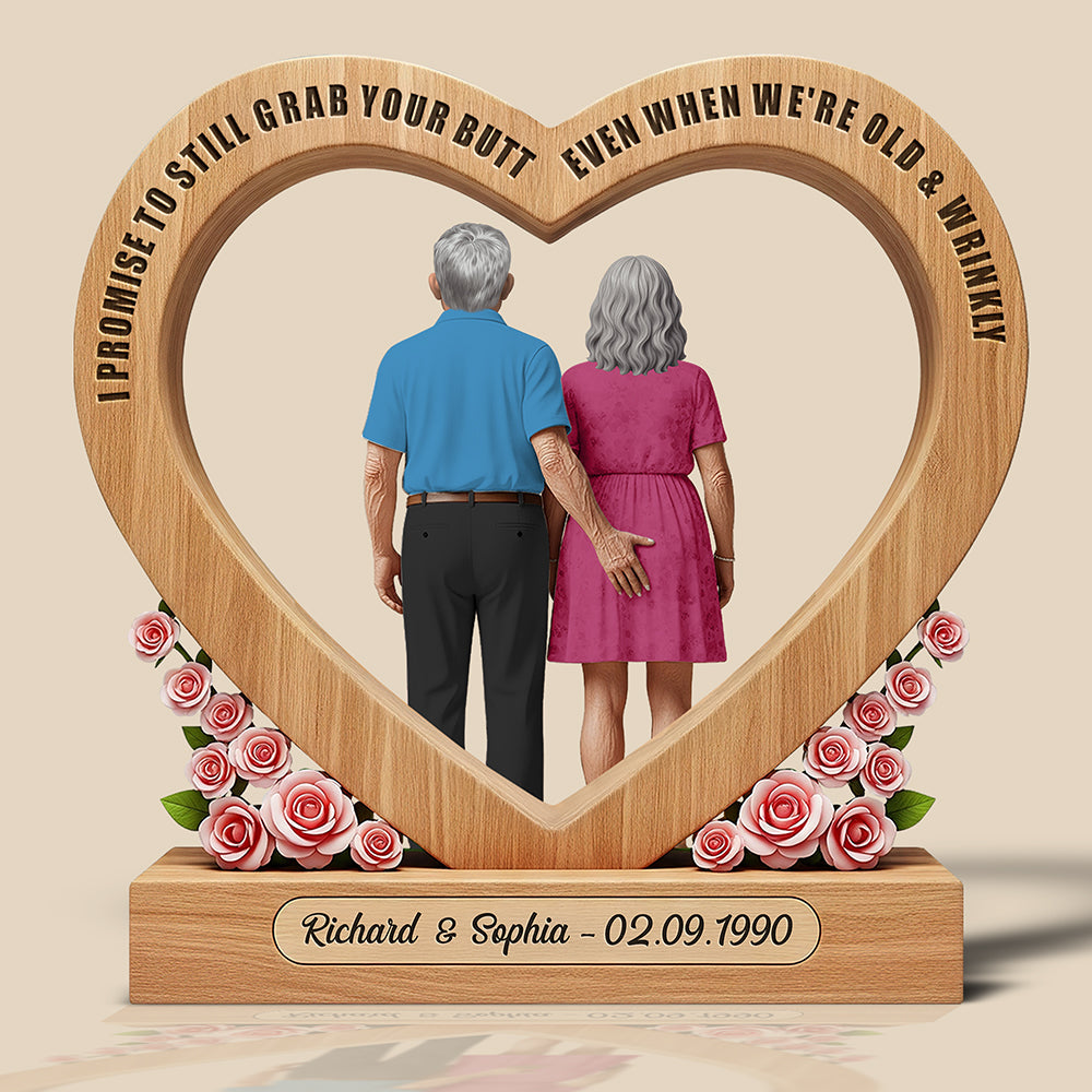 Old Couple Acrylic Plaque - Personalized Gifts For Couple 04ohqn290525-Homacus