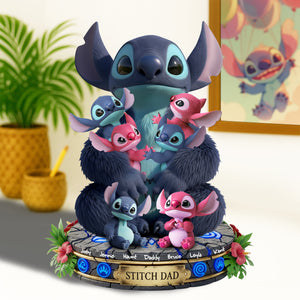 Dad Of Little Aliens Acrylic Plaque - Personalized Gift For Dad 01OHLU220525-Homacus