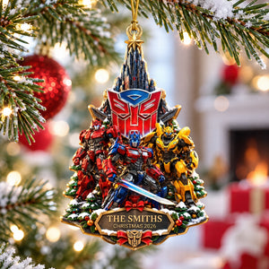 Science Robot Fiction Ornament - Personalized Gifts For Christmas Ornament 03TTQN180926