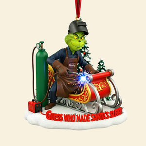 Badass Welder Christmas Ornament, Personalized Gifts For Welder 01qhqn130925-Homacus
