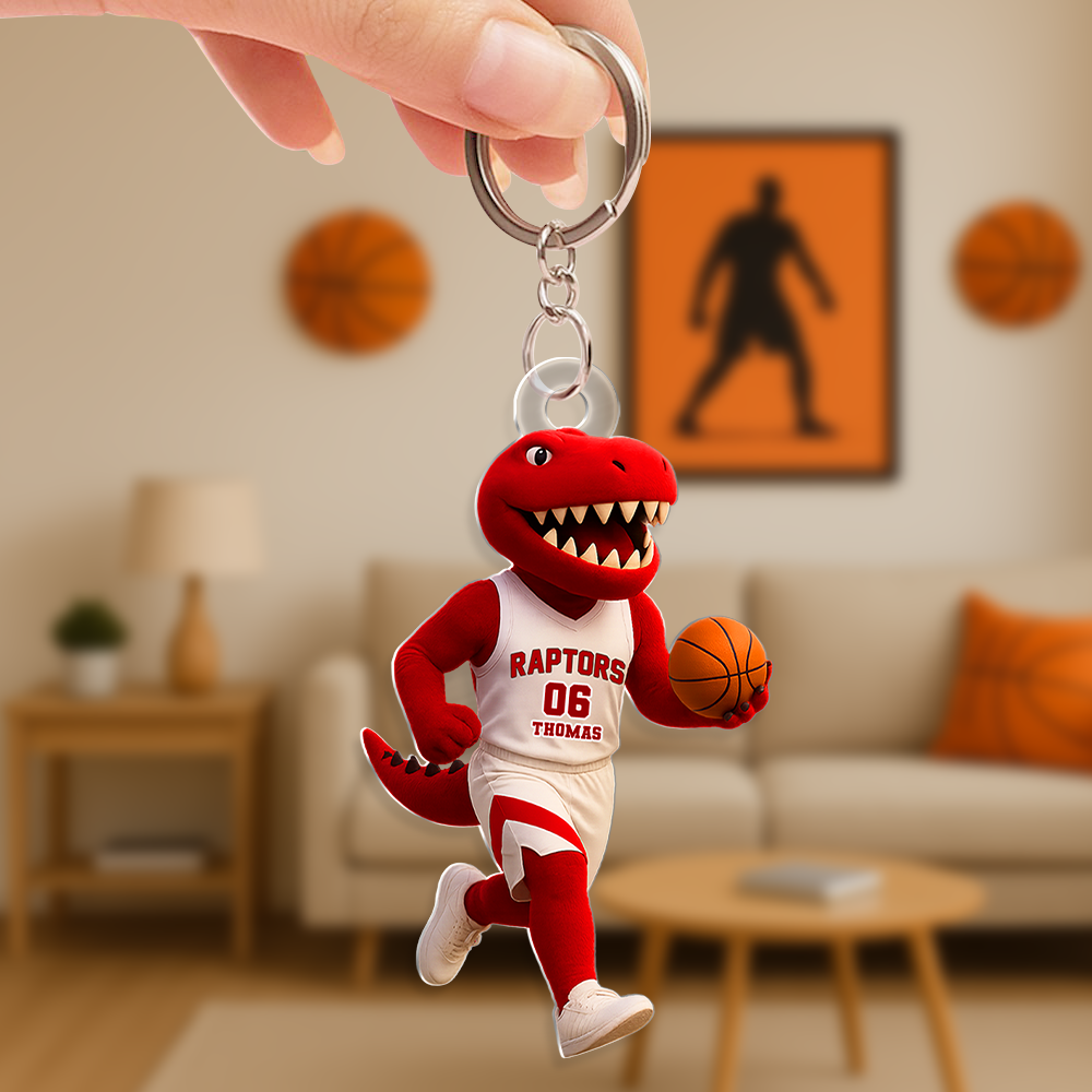 Basketball Keychain - Personalized Gifts For Basketball Lover 02HUPU280625-Homacus