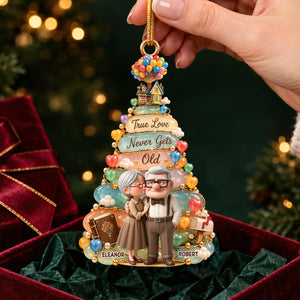 True Love Never Gets Old Ornament - Personalized Christmas Gifts For Couple 08nadt061026-Homacus