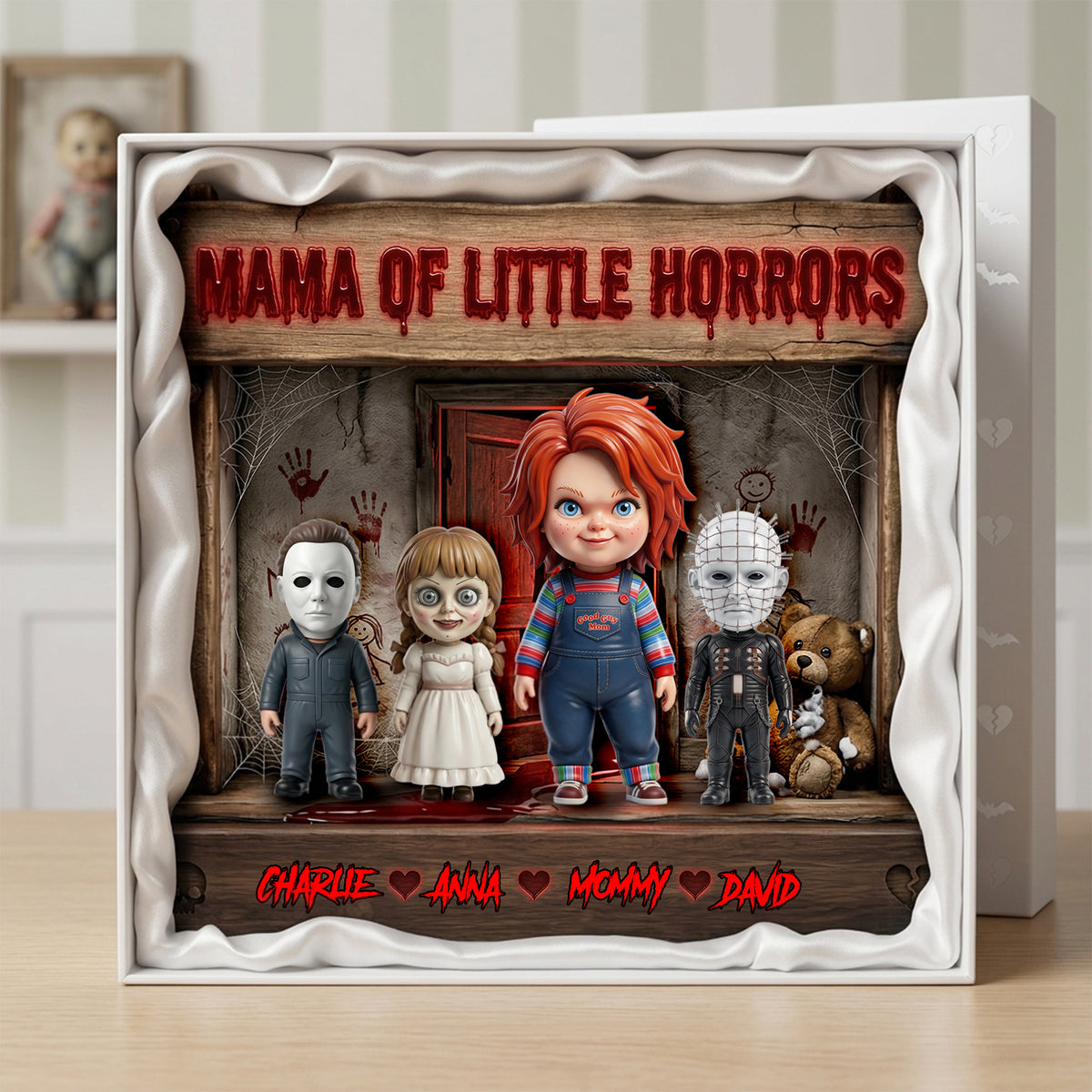 Mama Of Little Horrors Acrylic Plaque - Personalized Gifts For Moms 05TYLU110426-Homacus