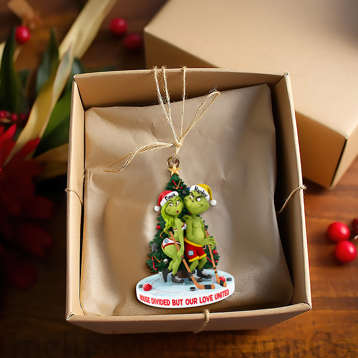 Christmas Ornament Personalized Funny Gifts For Sport Lover Couple 03hulu081025-Homacus