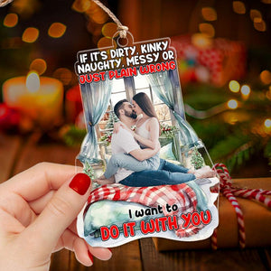 Custom Photo Gifts For Couple Ornament Christmas 05OHLU071024-Homacus