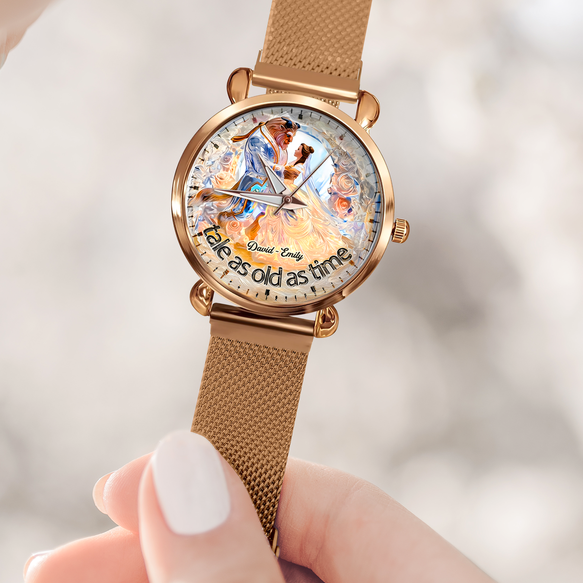 Couple Mesh Strap Quartz Watch - Personalized Gifts For Couple 04TGPU170725-Homacus