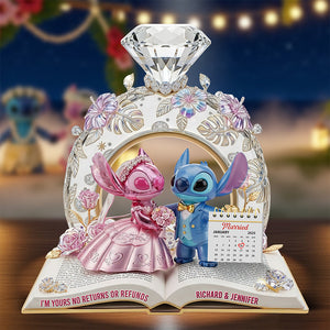 Romantic Aliens Acrylic Plaque - Personalized Anniversary Gifts For Couple 04tgqn230625-Homacus