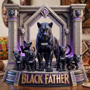 The Best Warrior Dad And Kids Acrylic Plaque - Personalized Gifts For Dads 01hutn200526-Homacus