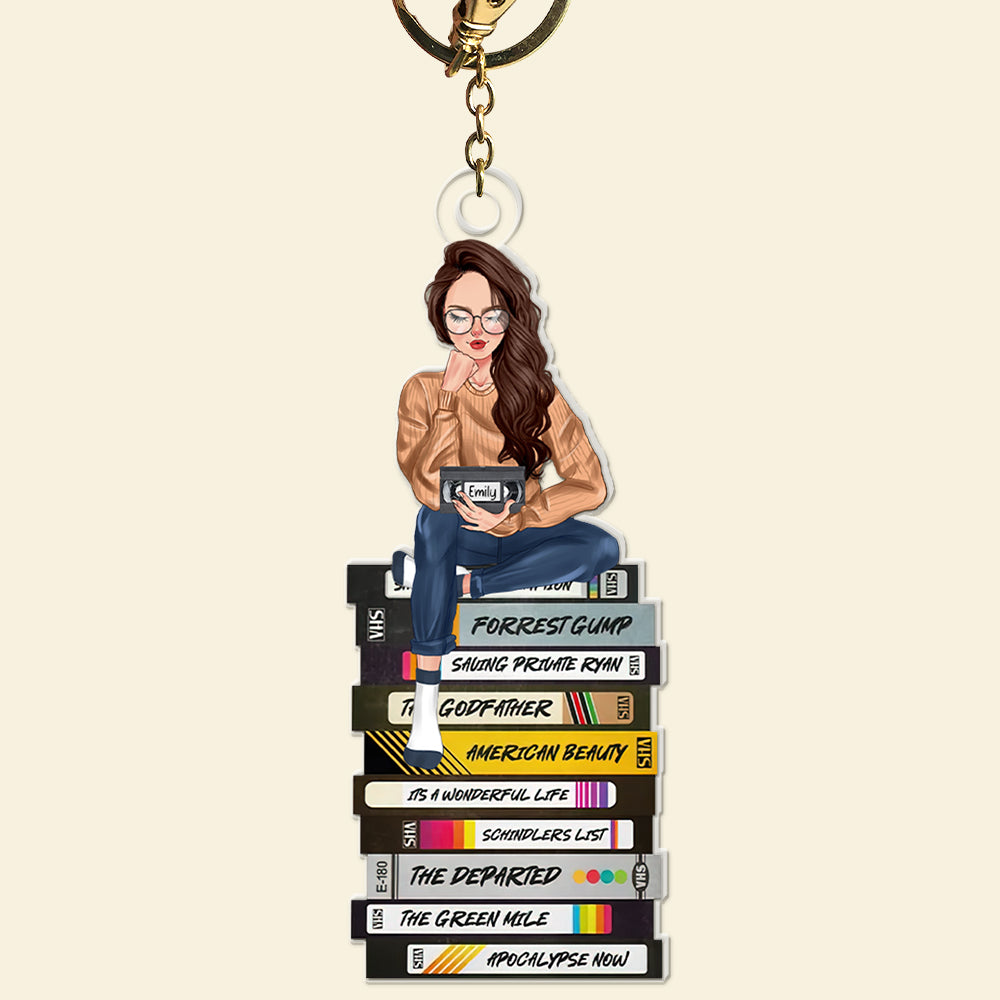 Personalized Gifts For VHS Lover Keychain 02OHQN040225TM-Homacus