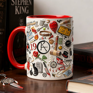 Horror Book Icon Accent Mug - Personalized Gifts 02nalu220126-Homacus