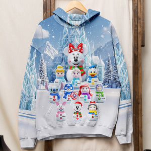 Cartoon Characters 3D Sweatshirt - Personalized Christmas Gifts For Grandma 03naqn210825-Homacus