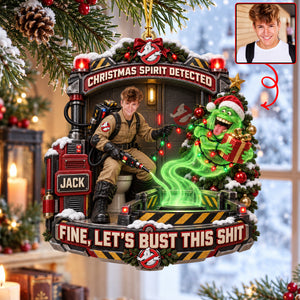 Custom Photo Spirit Detector Christmas Ornament - Personalized Gifts For Christmas 01haqn120926