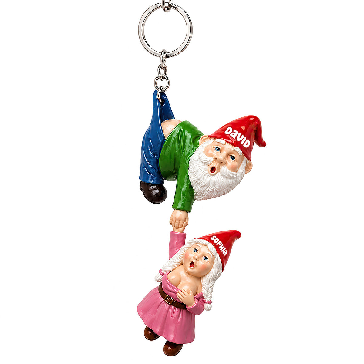 Funny Couple Acrylic Keychain - Personalized Gifts For Couple 05ohdt180726-Homacus