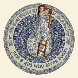 Personalized Christmas Gifts For Book Lovers Quilted Round Mat 03tgtn021025-Homacus