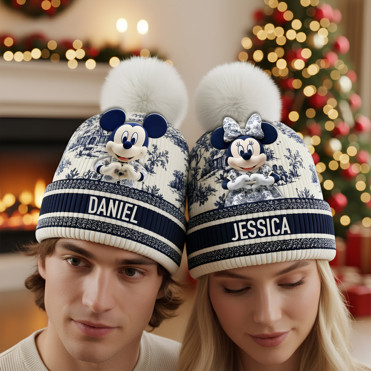 Cute Characters Bobble Beanie Hat - Personalized Gifts For Fans 01PGLU201025-Homacus