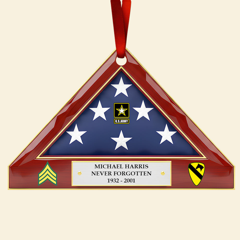 Honoring Heroes Christmas Military Ornament - Personalized Gifts For Veterans 02OHDT131025-Homacus