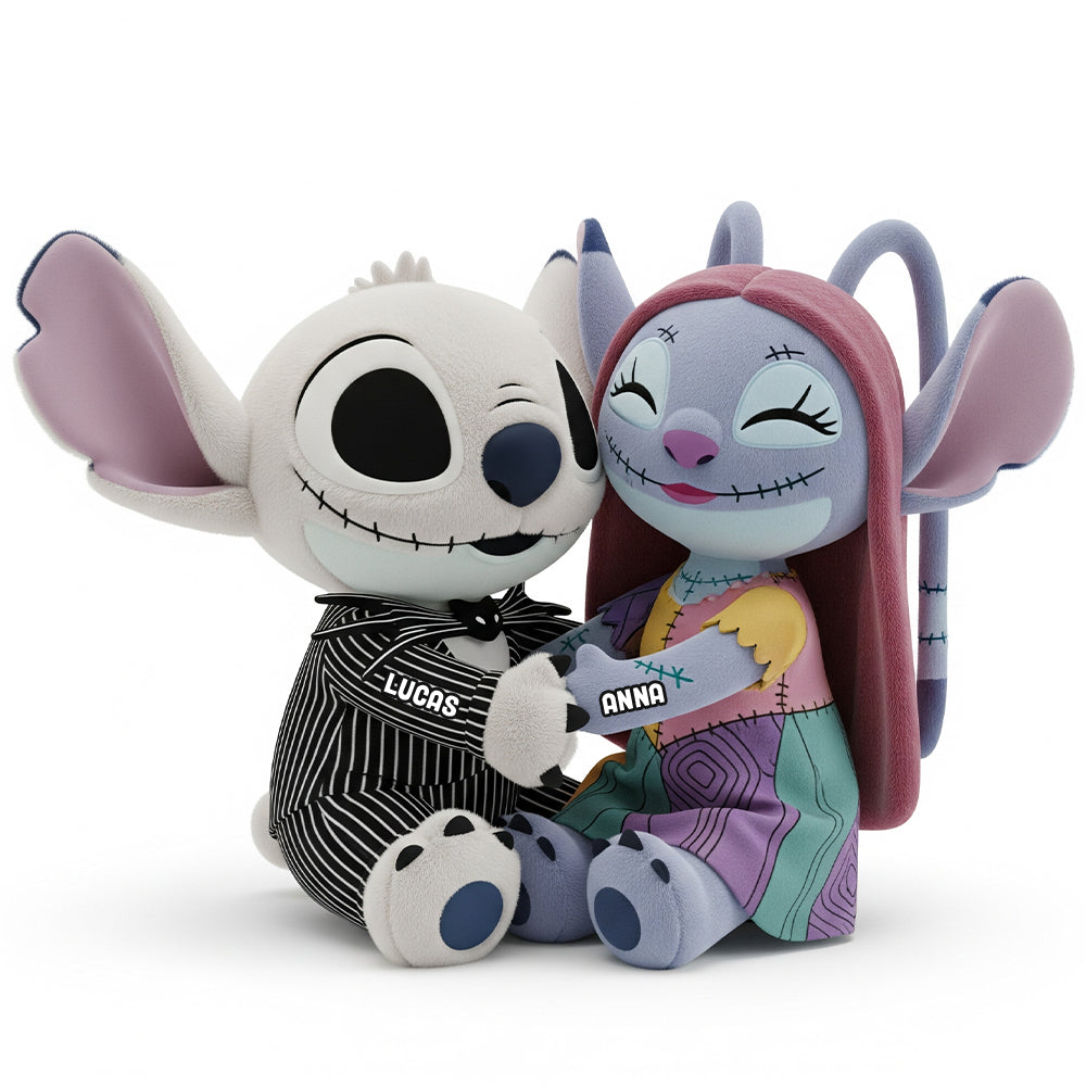 Spooky Aliens Couple Personalized Gifts For Couple Shaped Pillow 02natn261125-Homacus